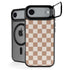 Neutral Checkered iPhone 17 Air Kickstand Case