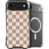 Neutral Checkered iPhone 17 Air MagSafe Case