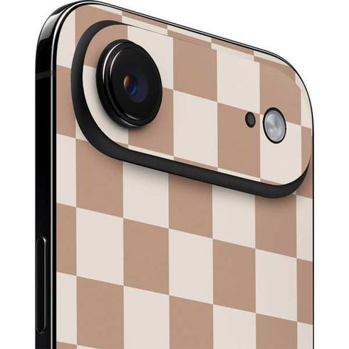Neutral Checkered iPhone 17 Air Skin
