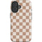 Neutral Checkered iPhone 17 Impact Case