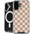 Neutral Checkered iPhone 17 MagSafe Case