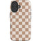 Neutral Checkered iPhone 17 Magsafe Impact Case