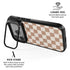 Neutral Checkered iPhone 17 Pro Max Kickstand Case