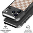 Neutral Checkered iPhone 17 Pro Max MagSafe Case
