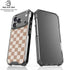 Neutral Checkered iPhone 17 Pro Max MagSafe Case