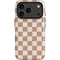Neutral Checkered iPhone 17 Pro Max Magsafe Impact Case