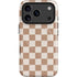 Neutral Checkered iPhone 17 Pro Max Magsafe Impact Case