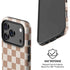 Neutral Checkered iPhone 17 Pro Max Magsafe Impact Case