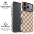 Neutral Checkered iPhone 17 Pro Max Magsafe Impact Case