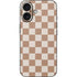 Neutral Checkered iPhone 17 Skin