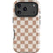 Neutral Checkered iPhone 18 Pro Impact Case