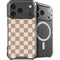Neutral Checkered iPhone 18 Pro Max MagSafe Case