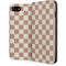 Neutral Checkered iPhone SE (2nd & 3rd Gen) Folio Case