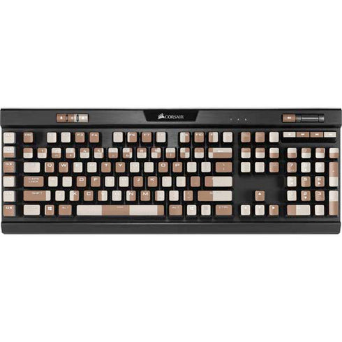 Neutral Checkered K95 RGB PLATINUM Mechanical Gaming Keyboard Skin