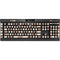 Neutral Checkered K95 RGB PLATINUM Mechanical Gaming Keyboard Skin
