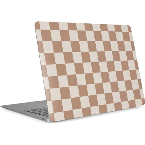 Neutral Checkered Apple MacBook Air Skin