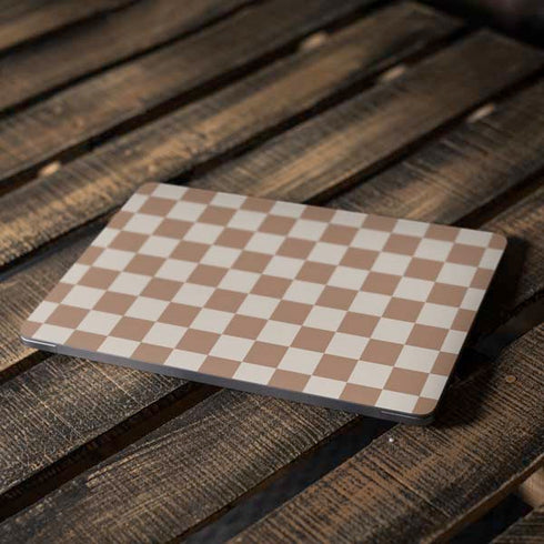 Neutral Checkered Apple MacBook Air Skin