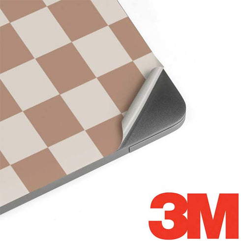 Neutral Checkered MacBook Skins