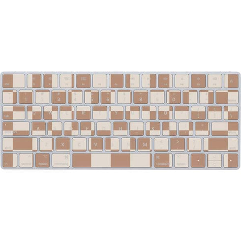 Neutral Checkered Magic Keyboard Skin