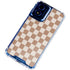 Neutral Checkered Moto G 5G (2024) Clear Case