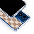 Neutral Checkered Moto G 5G (2024) Clear Case