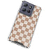 Neutral Checkered Moto G Stylus 5G (2025) Clear Case