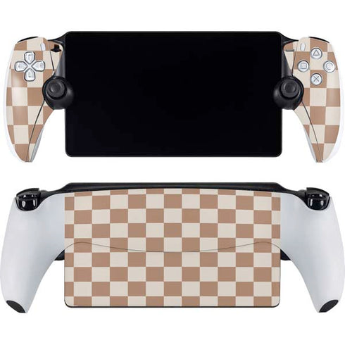 Neutral Checkered PlayStation Portal Remote Player Skin