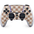Neutral Checkered PS5 DualSense Edge Pro Controller Skin