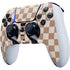 Neutral Checkered PS5 DualSense Edge Pro Controller Skin
