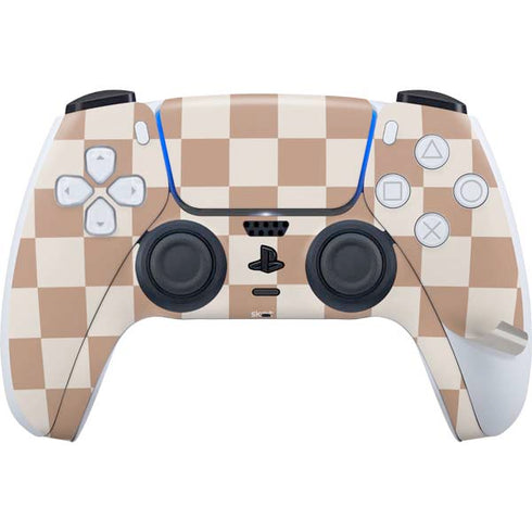 Neutral Checkered PS5 Pro Bundle Skin