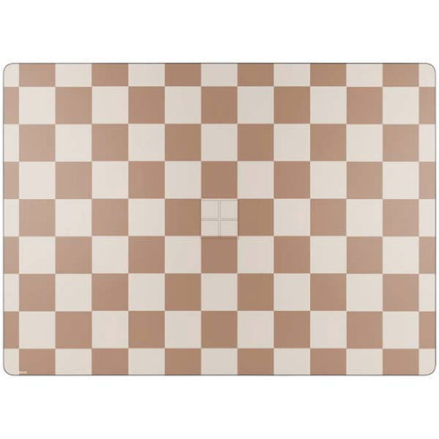 Neutral Checkered Surface Laptop 7 13.8in Skin