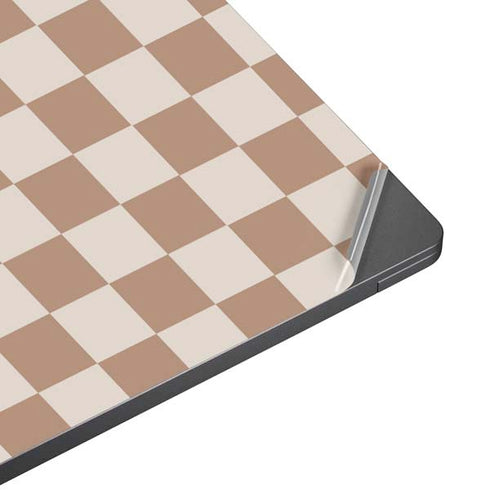 Neutral Checkered Surface Laptop 7 15in Skin