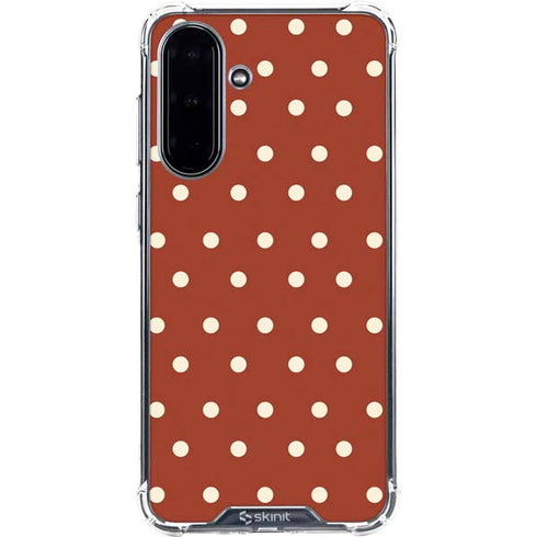 Neutral Polka Dots Galaxy A36 5G Clear Case