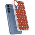 Neutral Polka Dots Galaxy A55 5G Clear Case