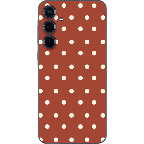 Neutral Polka Dots Galaxy A55 5G Skin