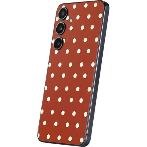 Neutral Polka Dots Galaxy S25 Plus Skin