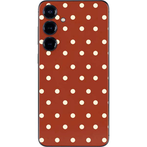 Neutral Polka Dots Galaxy S24 Skin