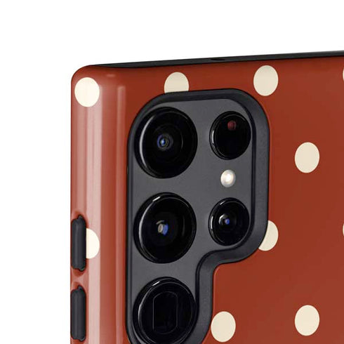 Neutral Polka Dots Galaxy S25 Ultra Impact Case