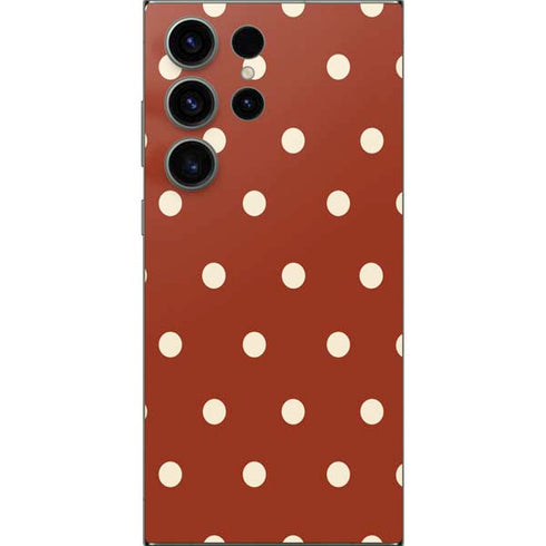 Neutral Polka Dots Galaxy S25 Ultra Skin