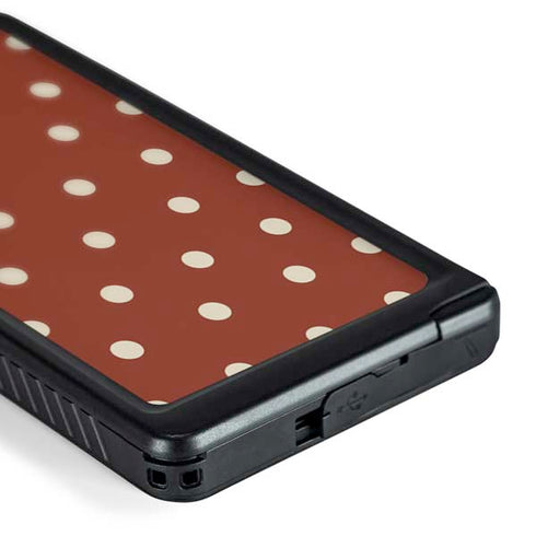 Neutral Polka Dots Galaxy S24 Ultra Waterproof Case