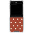 Neutral Polka Dots Galaxy Z Flip6 Clear Case