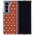 Neutral Polka Dots Galaxy Z Fold5 5G Clear Case