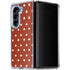 Neutral Polka Dots Galaxy Z Fold5 5G Clear Case