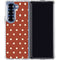 Neutral Polka Dots Galaxy Z Fold6 Clear Case
