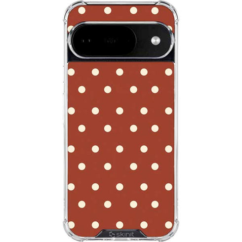Neutral Polka Dots Google Pixel 10 Clear Case