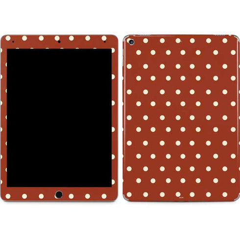 Neutral Polka Dots iPad Skins