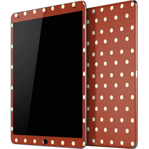 Neutral Polka Dots iPad Skins