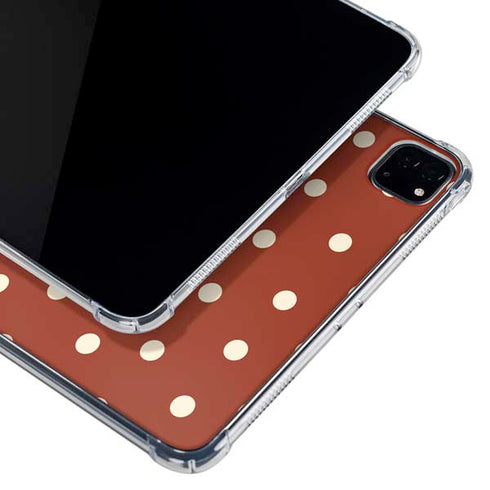 Neutral Polka Dots iPad Pro 11in (2024) Clear Case
