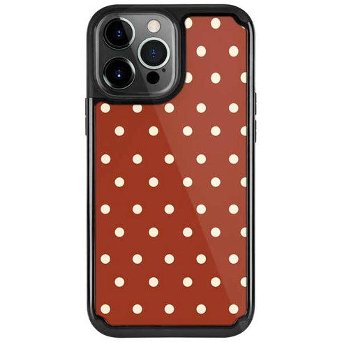 Neutral Polka Dots iPhone Cases