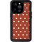 Neutral Polka Dots iPhone 15 Pro Waterproof Case